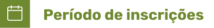 período inscrição